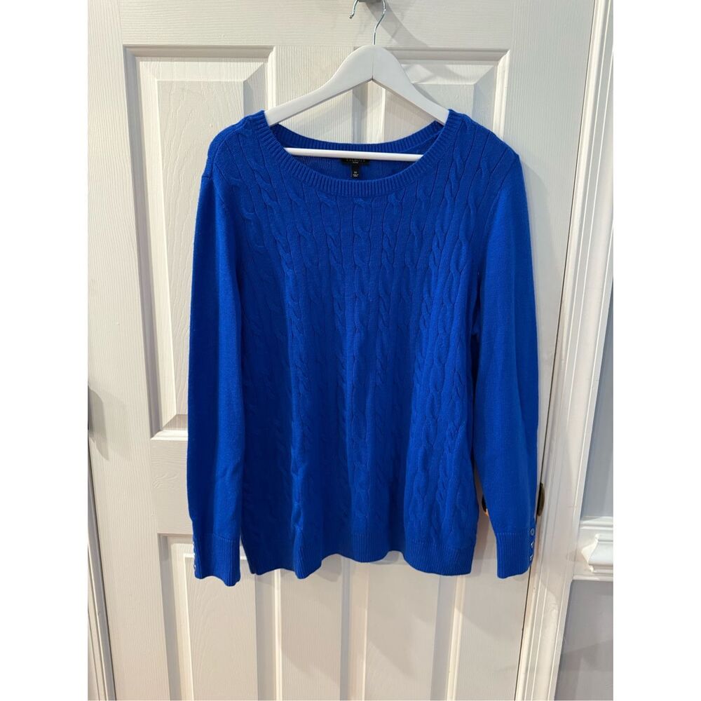 Talbots Blue Crew Neck Sweater